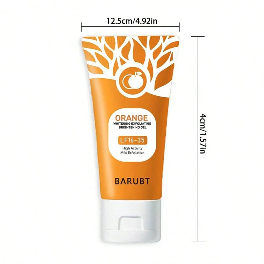 🔥2026 HOT SALE-49% OFF🔥Orange Exfoliating Gel Facial Cleansing Whole Body Scrub Dead Skin Custard