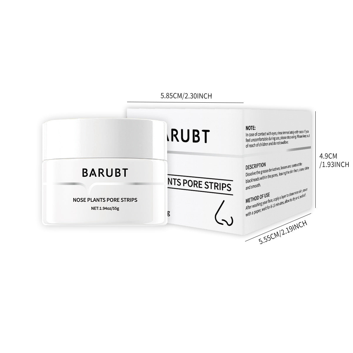 Blackhead Removal Nose Mask - Intense Cleansing, Sensitive Skin-Friendly