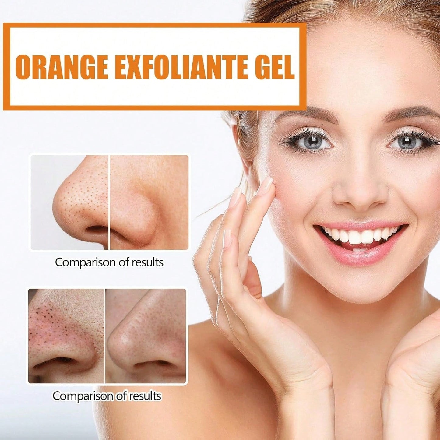 🔥2026 HOT SALE-49% OFF🔥Orange Exfoliating Gel Facial Cleansing Whole Body Scrub Dead Skin Custard