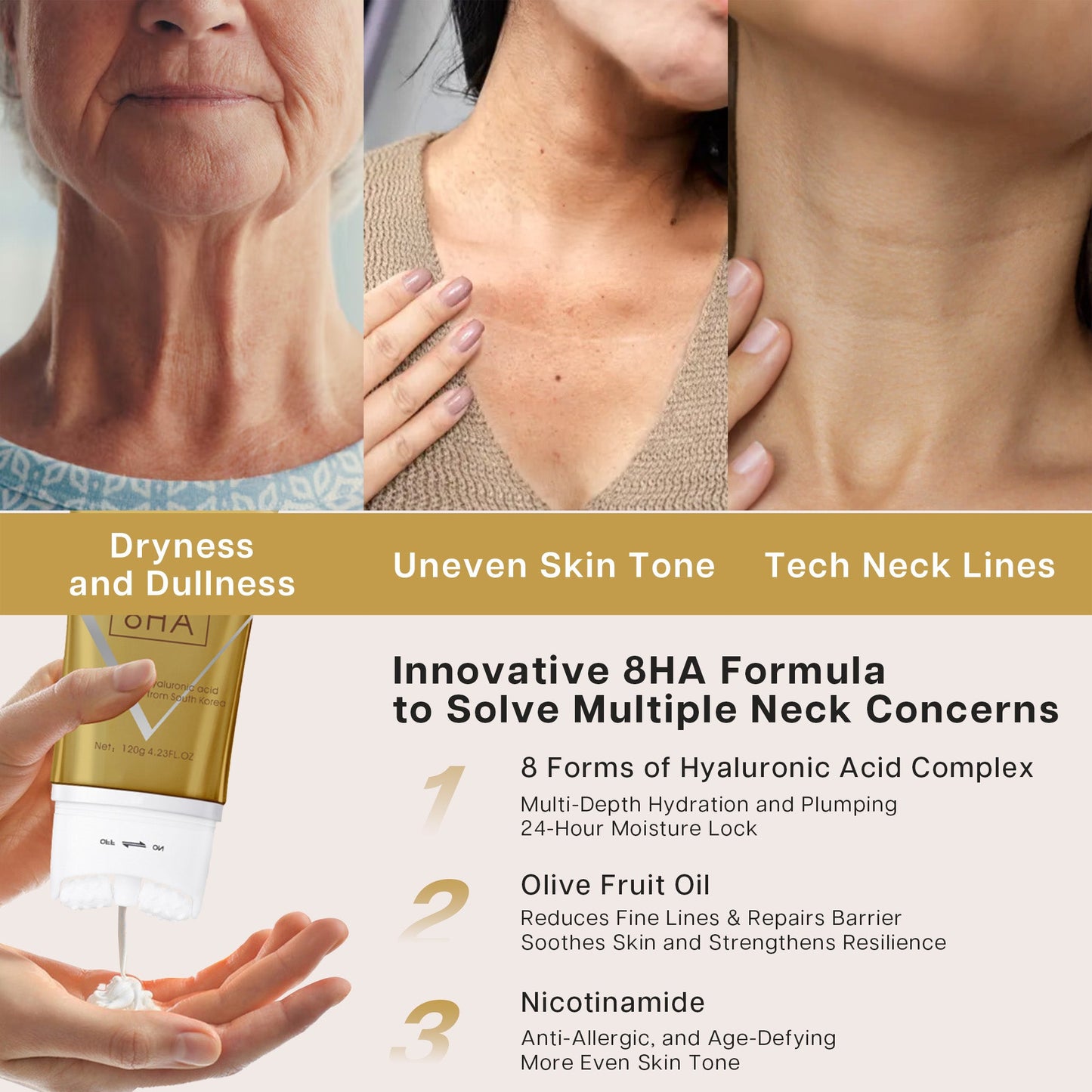 8HA Firming Neck Cream