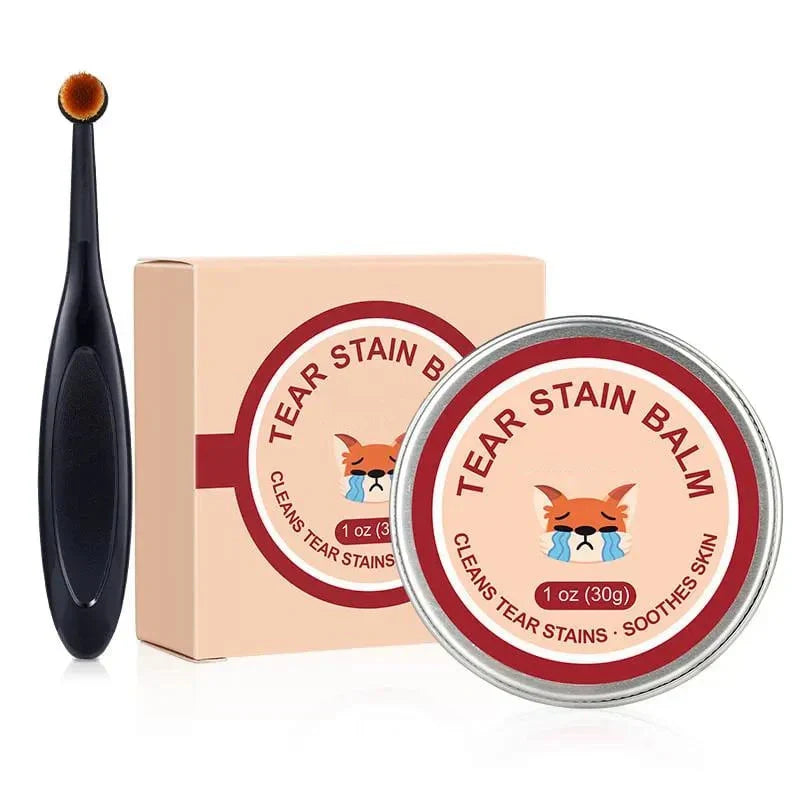 🐱🐶Pet Tear Stain Protection Cream & Brush Set