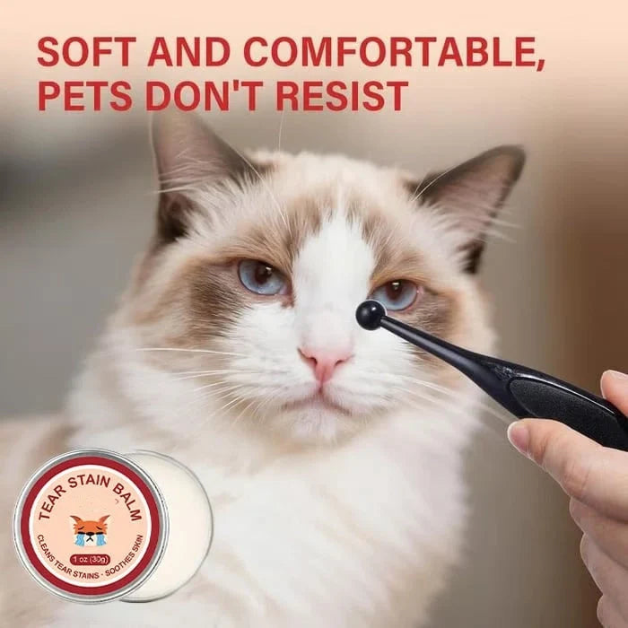 🐱🐶Pet Tear Stain Protection Cream & Brush Set