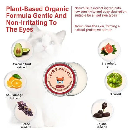 🐱🐶Pet Tear Stain Protection Cream & Brush Set