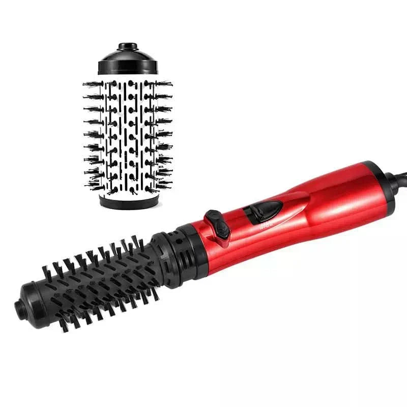 3-in-1 electric hair styler with hairdryer, brush & curling iron function