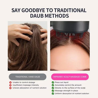 Hot-selling Red light massage comb