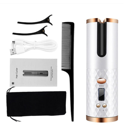 Automatic Curling Iron | Wireless Hair Curler for Beautiful Curls