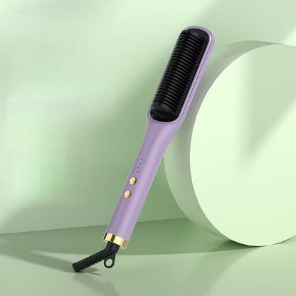 negative ion hair straightening styling comb