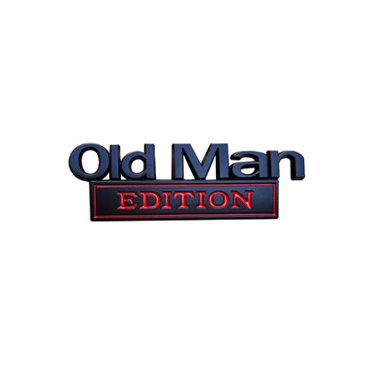 Old Man Edition Car Emblem