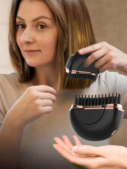 Mini Square Cordless Travel Hair Straightener